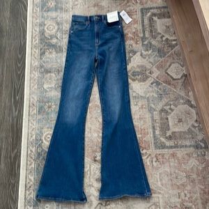 Abercrombie and Fitch The Flare Ultra High Rise jeans